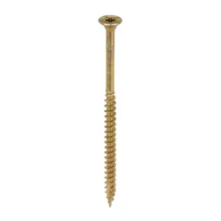 C2 Clamp-Fix Multi-Purpose Premium Countersunk Gold Woodscrews - 4.5 x 80