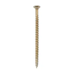 Solo Countersunk Gold Woodscrews - 4.5 x 80