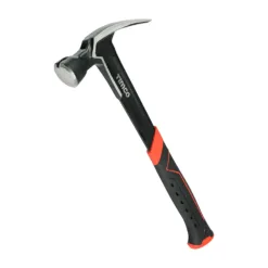 Professional Claw Hammer, Straight XL Claw Hammer with Vibration Control and Magnetic Nail Starter - 160z