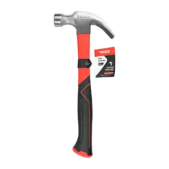 Alternative view of Fibreglass Claw Hammer, Curved Single Piece High Strength Anti-Shock Smooth Face Hammer - 20oz