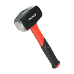 Lump Hammer, Shock Absorbing Fibreglass Handle Fibreglass Handle Lump Club Hammer - 4lb