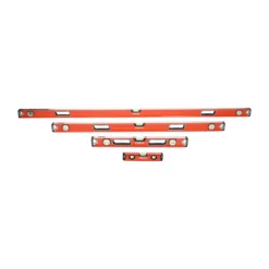 Pro Spirit Lvl Set Box Beam - 4 Piece Set