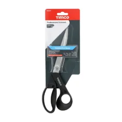 Alternative view of Tradesmans Scissors, Heavy Duty with Stainless Steel Blades and Ergonomic Plastic Grips - 9 1/2" / 240mm