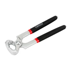 Carpenters End Cutting Pliers, Pincer Head with Hardened Jaws and Anti-Slip Grips - 7" / 175mm