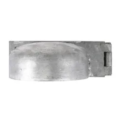Heavy Duty Padlock Protection Bar Right Hot Dipped Galvanised - 7.5"