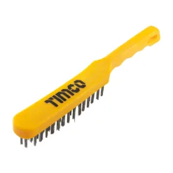 Plastic Handle Wire Brush - 4 Rows