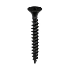 Classic Multi-Purpose Countersunk Black Woodscrews - 5.0 x 30