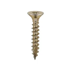 Classic Multi-Purpose Countersunk Gold Woodscrews - 5.0 x 30
