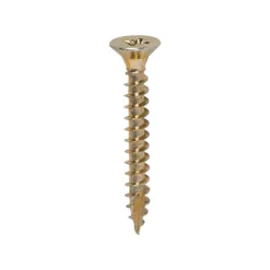 Classic Multi-Purpose Countersunk Gold Woodscrews - 5.0 x 40