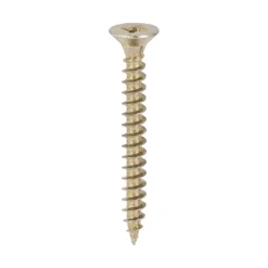 Classic Multi-Purpose Countersunk Gold Woodscrews - 5.0 x 45