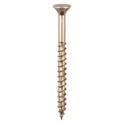 Velocity Premium Multi-Use Countersunk Gold Woodscrews - 5.0 x 45