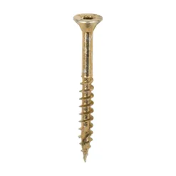 C2 Clamp-Fix Multi-Purpose Premium Countersunk Gold Woodscrews - 5.0 x 50