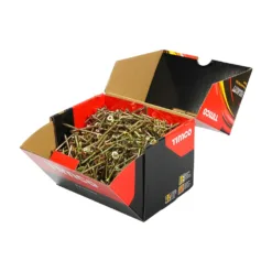 Velocity Premium Multi-Use Countersunk Gold Woodscrews - 5.0 x 50