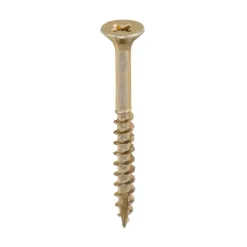 Alternative view of Velocity Premium Multi-Use Countersunk Gold Woodscrews - 5.0 x 50