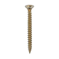Classic Multi-Purpose Countersunk Gold Woodscrews - 5.0 x 60