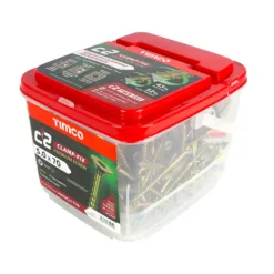 Alternative view of C2 Clamp-Fix Multi-Purpose Premium Countersunk Gold Woodscrews - 5.0 x 70