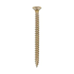 Classic Multi-Purpose Countersunk Gold Woodscrews - 5.0 x 70