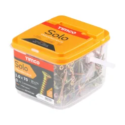 Alternative view of Solo Countersunk Gold Woodscrews - 5.0 x 70