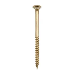 C2 Clamp-Fix Multi-Purpose Premium Countersunk Gold Woodscrews - 5.0 x 75