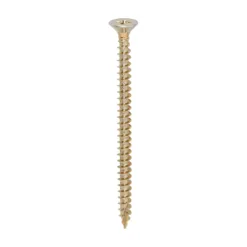 Classic Multi-Purpose Countersunk Gold Woodscrews - 5.0 x 75