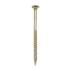 C2 Clamp-Fix Multi-Purpose Premium Countersunk Gold Woodscrews - 5.0 x 80