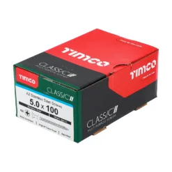 Alternative view of Classic Multi-Purpose Countersunk A2 Stainless Steel Woodcrews - 5.0 x 100