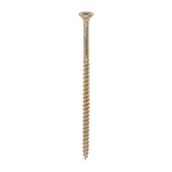 Solo Countersunk Gold Woodscrews - 5.0 x 100