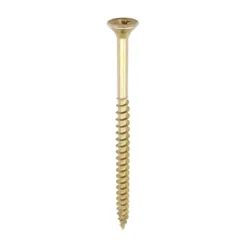 C2 Strong-Fix Multi-Purpose Premium Countersunk Gold Woodscrews - 5.0 x 120
