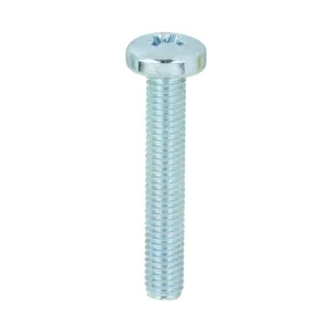 Machine Pan Head Silver Screws - M5 x 30