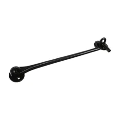 Cabin Hooks Black - 10"