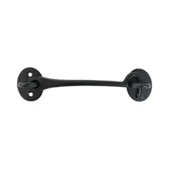 Cabin Hooks Black - 10"