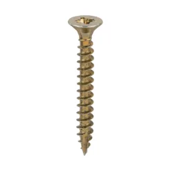 Classic Multi-Purpose Countersunk Gold Woodscrews - 6.0 x 50