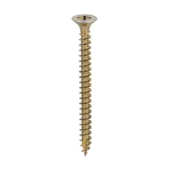 Classic Multi-Purpose Countersunk Gold Woodscrews - 6.0 x 70