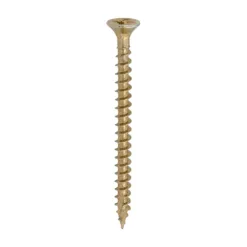 C2 Strong-Fix Multi-Purpose Premium Countersunk Gold Woodscrews - 6.0 x 80