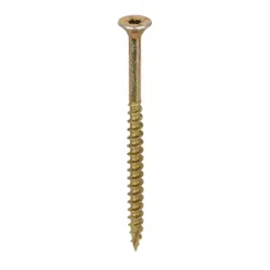 C2 Clamp-Fix Multi-Purpose Premium Countersunk Gold Woodscrews - 6.0 x 90