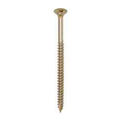 Classic Multi-Purpose Countersunk Gold Woodscrews - 6.0 x 100