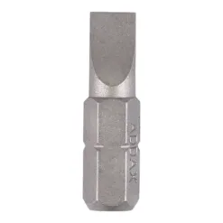 Slotted Driver Bit S2 Grey - 6.0 x 1.0 x 25