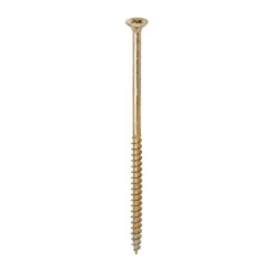 Solo Countersunk Gold Woodscrews - 6.0 x 150