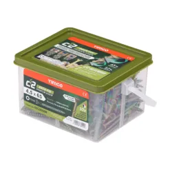 Alternative view of C2 Deck-Fix Premium Countersunk Green Decking Screws - 4.5 x 65