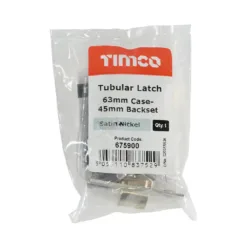 Alternative view of Tubular Latch Satin Nickel - 67mm