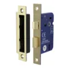 3 Lever Electro Brass Mortice Sashlock 65mm Case 45mm Backset