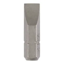 Slotted Driver Bit S2 Grey - 7.0 x 1.2 x 25