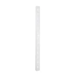 Twin Slot Upright White - 1980mm