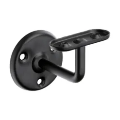 Steel Handrail Bracket Black - 63mm