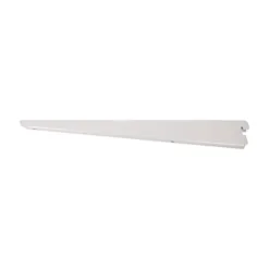 Twin Slot Shelf Bracket White - 370mm