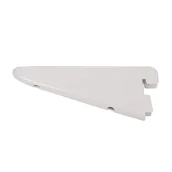 Twin Slot Shelf Bracket White - 120mm