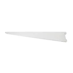 Twin Slot Shelf Bracket White - 470mm