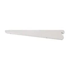 Twin Slot Shelf Bracket White - 270mm
