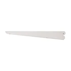 Twin Slot Shelf Bracket White - 320mm