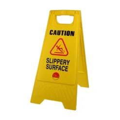 Caution Slippery Surface A-Frame Safety Sign - 610 x 300 x 30